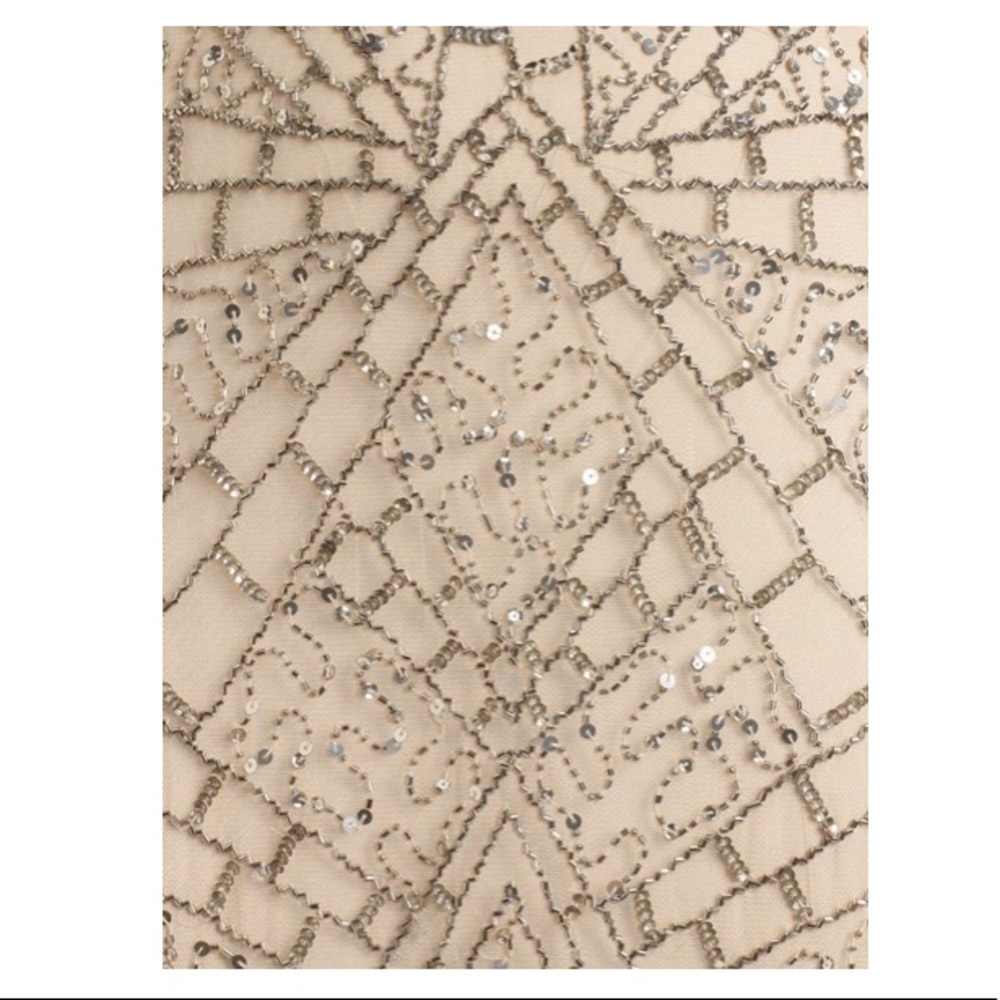 Adrianna Papell Beaded sleeveless Blouson long Dress - Picture 3 of 4